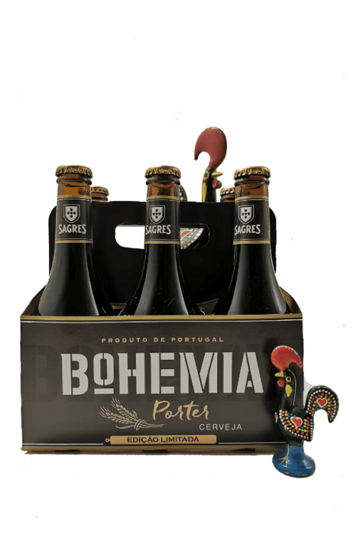 Sagres - Bohemia Porter | 6x33cl | SaboresDePortugal.nl