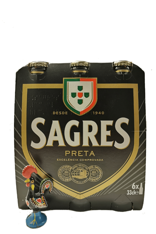 Sagres - Preta | 6x33cl | SaboresDePortugal.nl