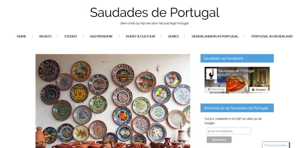 Saudades de Portugal | SaboresDePortugal.nl