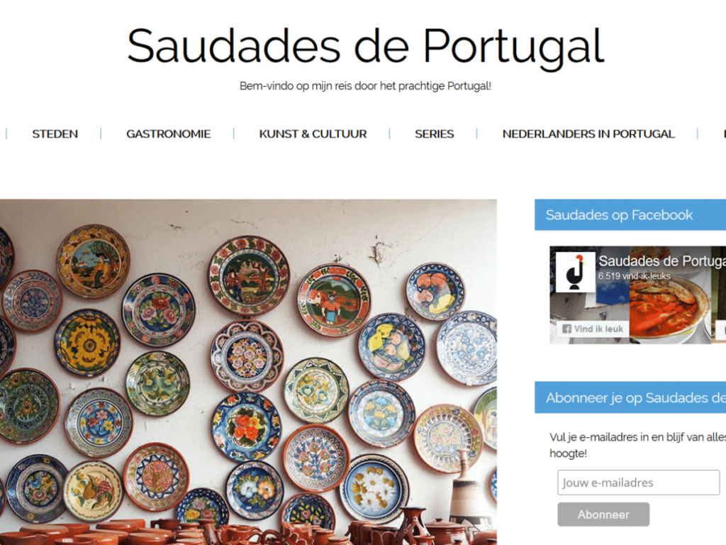 Saudades de Portugal | SaboresDePortugal.nl