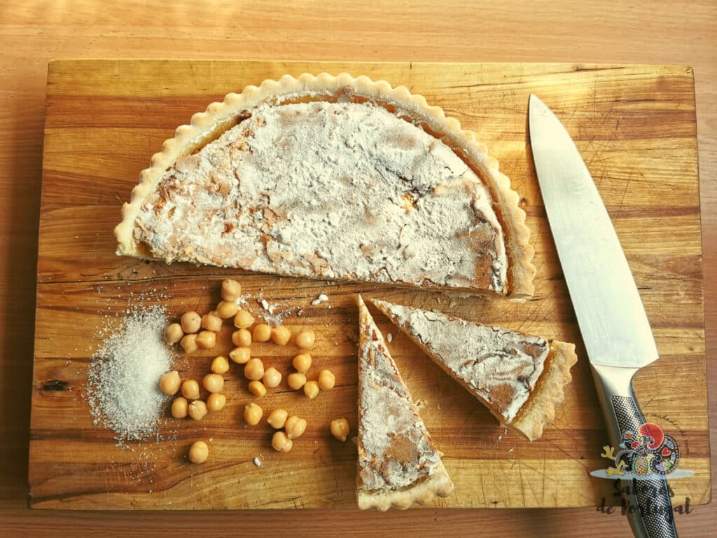 Torta de grão de bico | SaboresDePortugal.nl