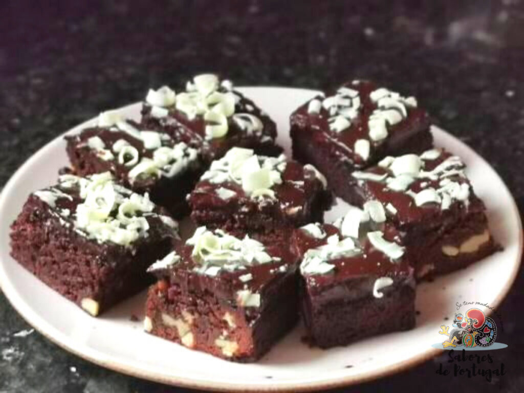 Morte de chocolate brownies | SaboresDePortugal.nl