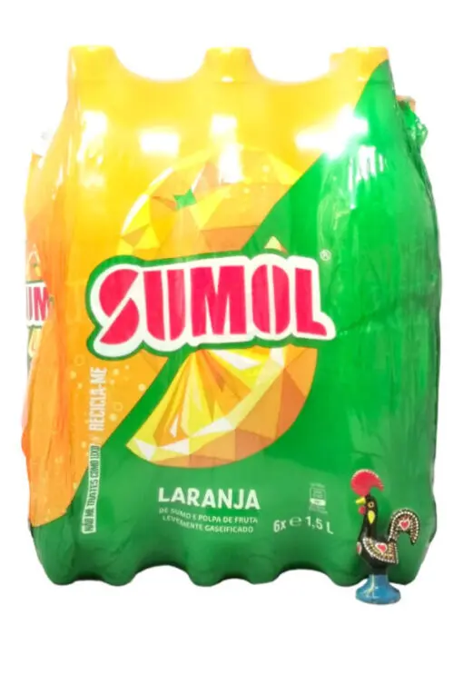 Sumol Laranja | Sinaasappel 1.5 liter 6-pack | SaboresDePortugal.nl