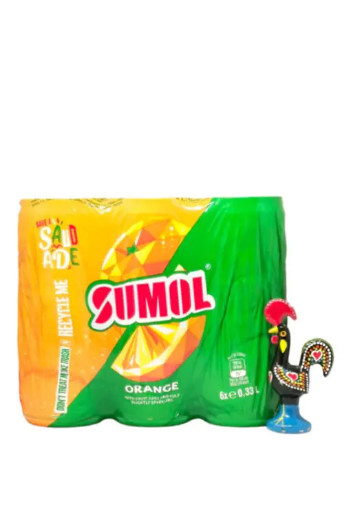 Sumol Laranja | Sinaasappel Blik 33cl (6 stuks) | SaboresDePortugal.nl