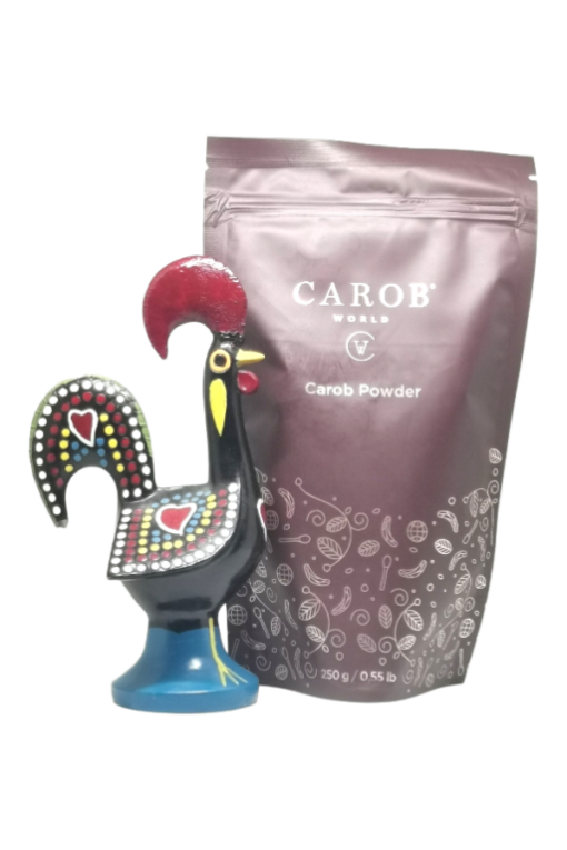Carob World Carob Powder 250 gram | SaboresDePortugal.nl
