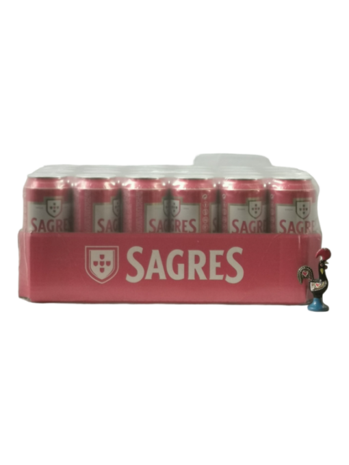 Sagres - Sagres 50cl (tray 24 blikjes) | SaboresDePortugal