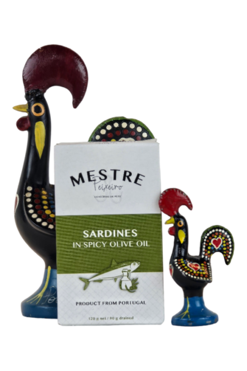 Mestre Peixeiro - Sardinhas em Azeite picante | SaboresDePortugal.nl