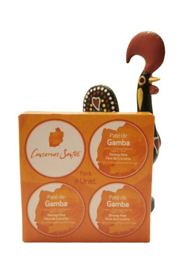 Conservas Santos - Pate de Gamba 4 pack | SaboresDePortugal.nl