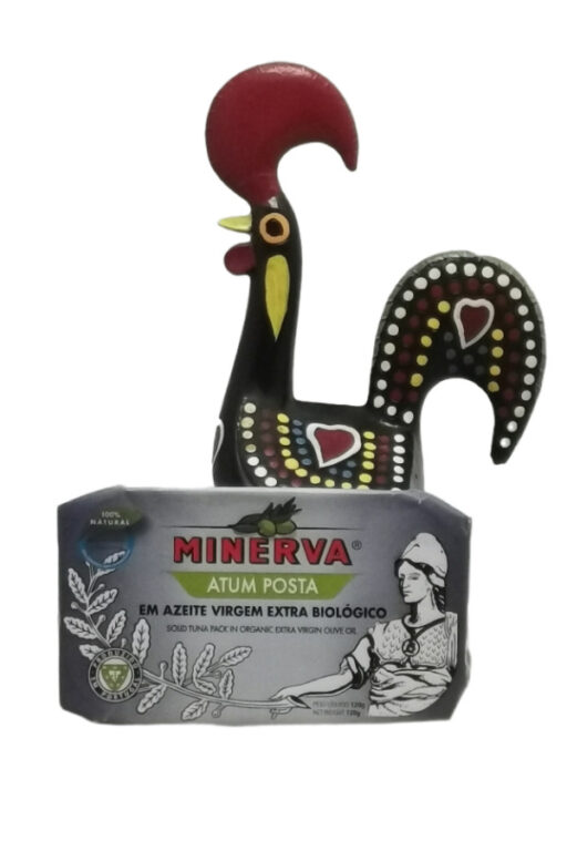 Minerva - Atum Posta em Azeite VE Biológico | Tonijn in Extra Virgem Olijfolie | 120gr | SaboresDePortugal.nl