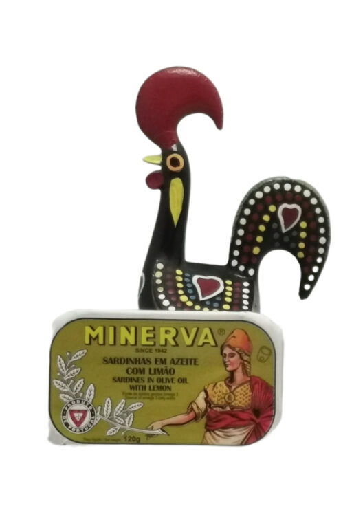 Minerva - Sardinhas em Azeite com Limão | Sardines in Olijfolie met Citroen | 120gr | SaboresDePortugal.nl