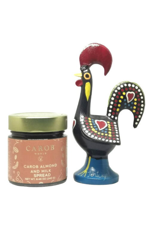 Carob World Carob Almond and Milk Spread 240 gram | SaboresDePortugal.nl