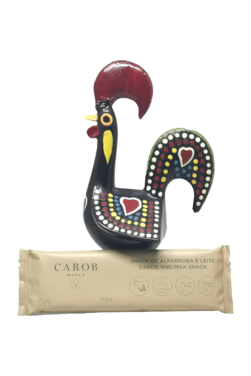 Carob World Carob and Milk Snack 36 gram | SaboresDePortugal.nl