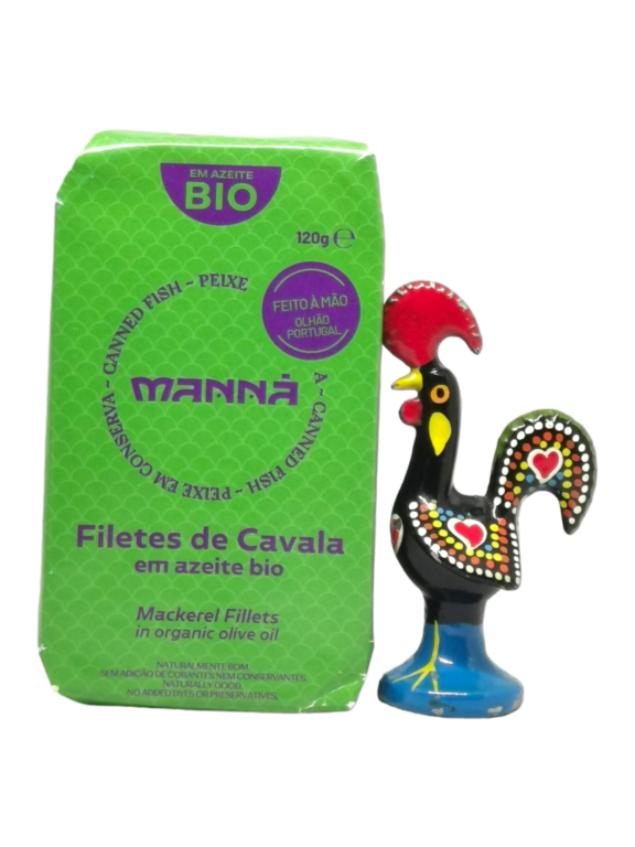 Manna - Filetes de Cavala em Azeite Bio | SaboresDePortugal.nl