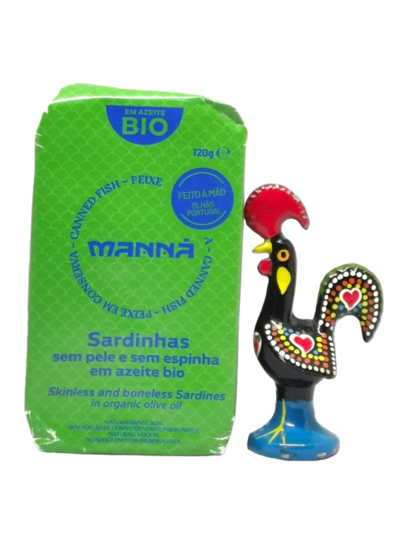 Manna - Sardinhas Sem Pele e Sem Espinha em Azeite Bio | 120gr