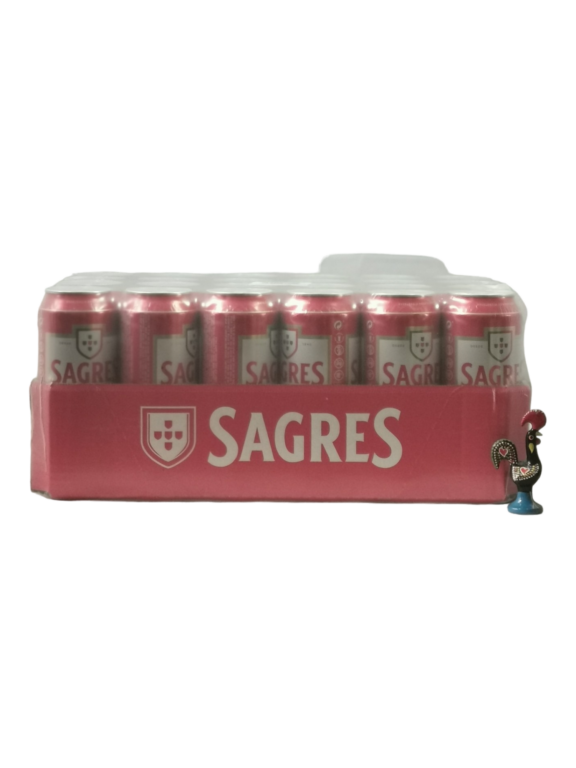 Sagres - Sagres 50cl (tray 24 blikjes) | SaboresDePortugal