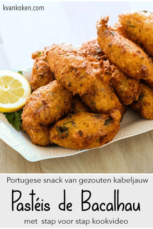 Receptvideo voor pastéis de bacalhau van KvanKoken.com