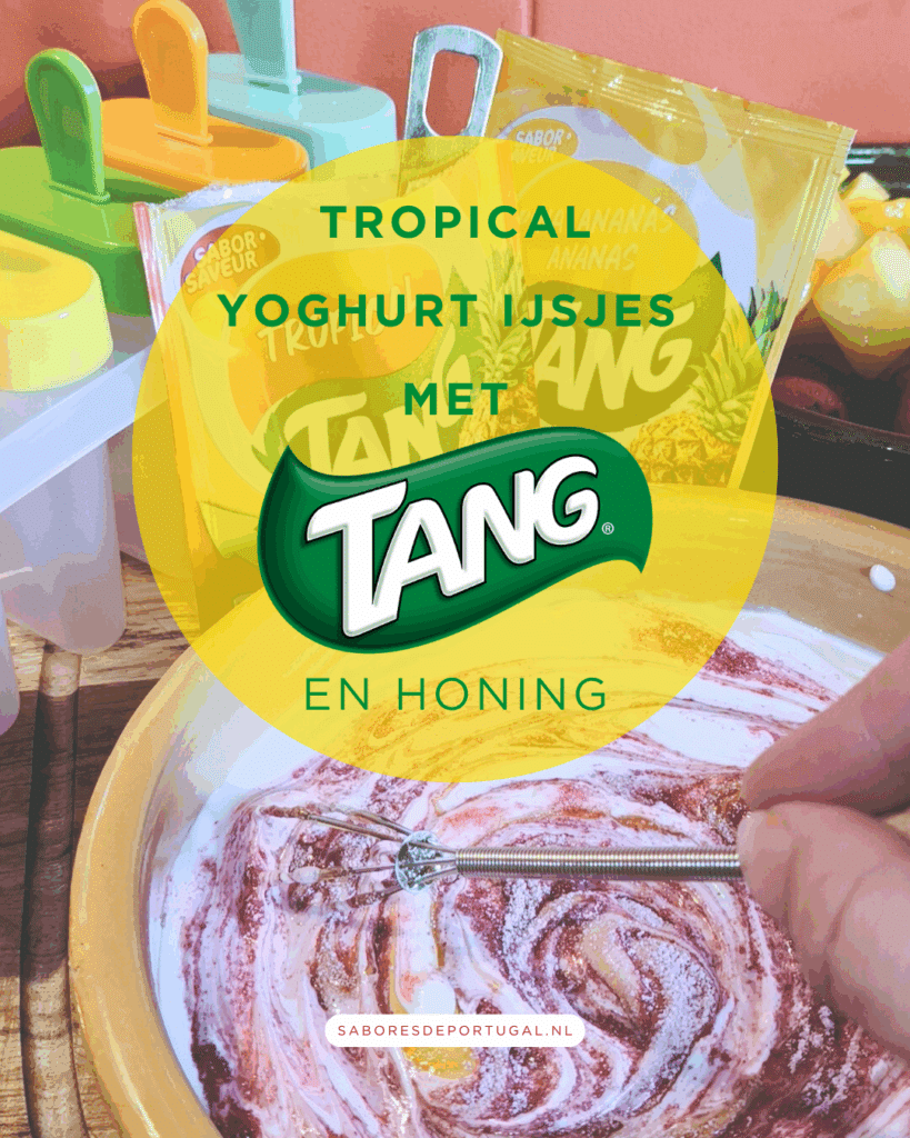 Tropical yoghurtijsjes met TANG en honing PIN