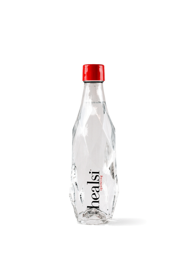 Healsi Sparkling Water 400 ml Glas – Per stuk