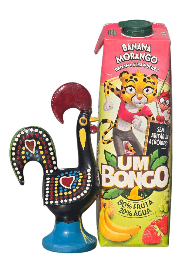 Um Bongo Banana Morango 1L